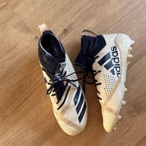 Adidas Cream and Black Soccer Cleats